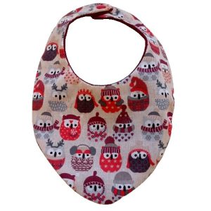 Bavoir Bandana Hiboux des neiges