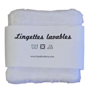Lingette double face Blanche
